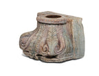 Antique Rajasthan Carved Wooden Capital | Reclaimed Architectural Decor