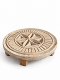 Carved Wooden Chappati Board