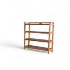 Four-Tier Indian Teak Shelf – Circa 1930s