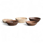RUSTIC VINTAGE WOODEN BOWLS