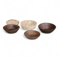 RUSTIC VINTAGE WOODEN BOWLS