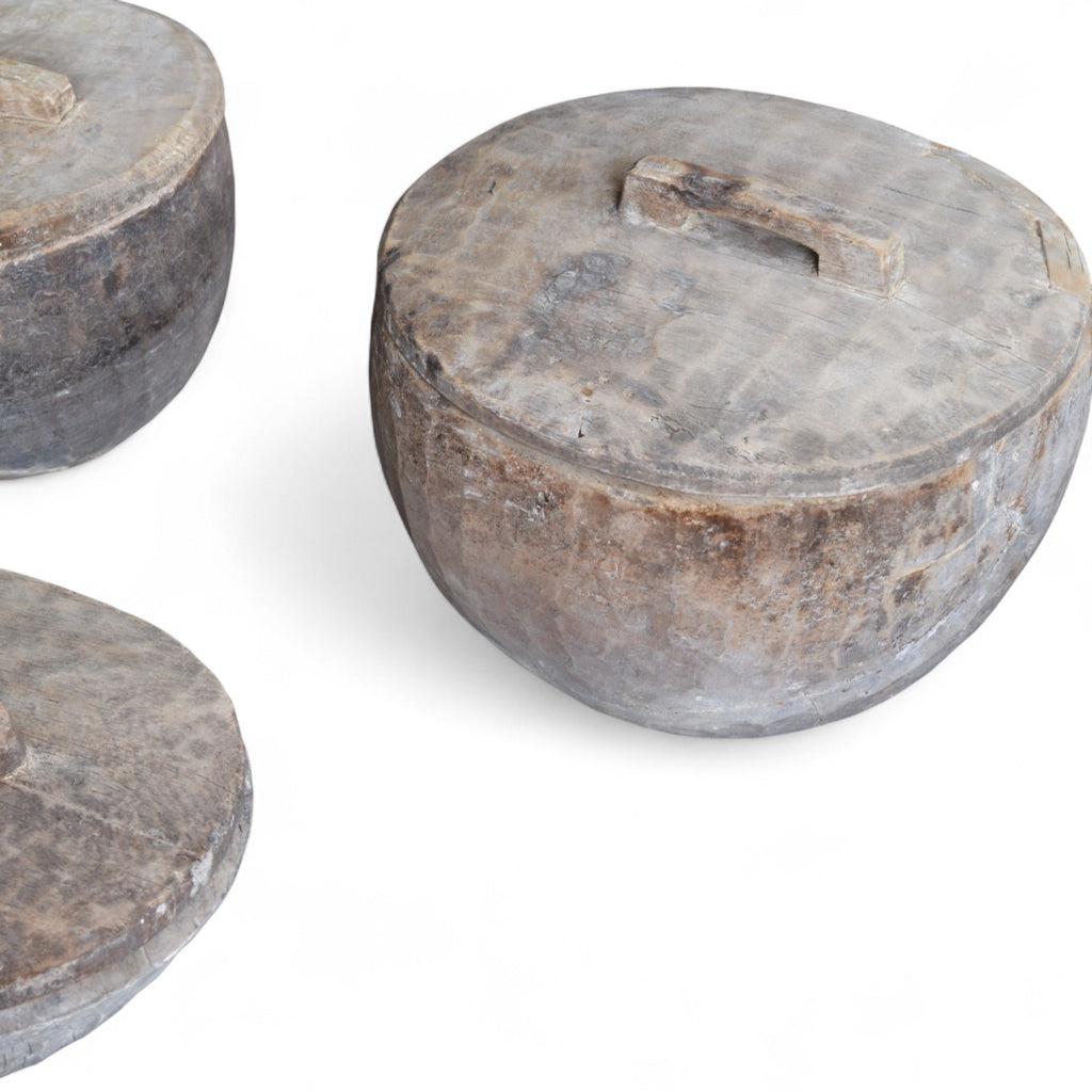 Rustic Wooden Pots