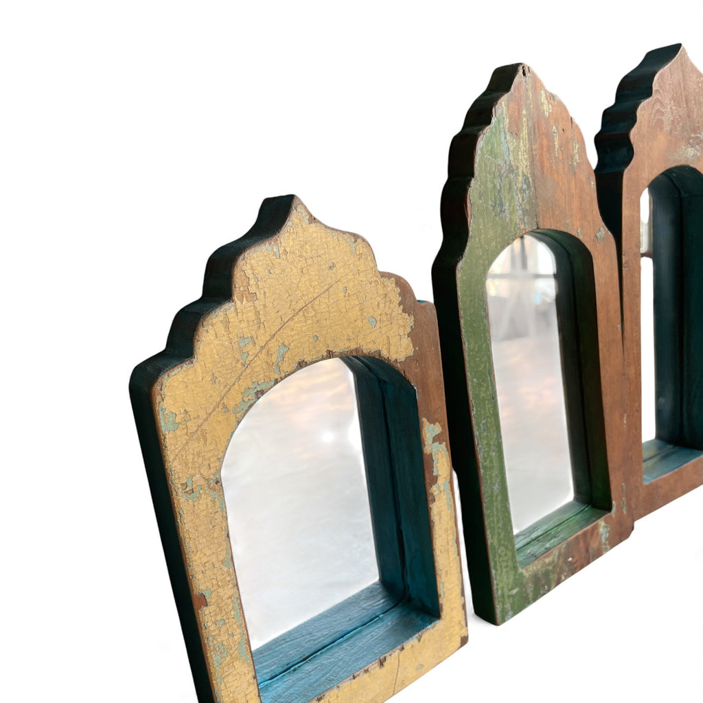 Recycled Vintage Teak Mirrors