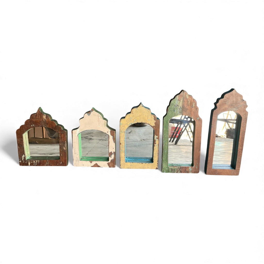 Recycled Vintage Teak Mirrors