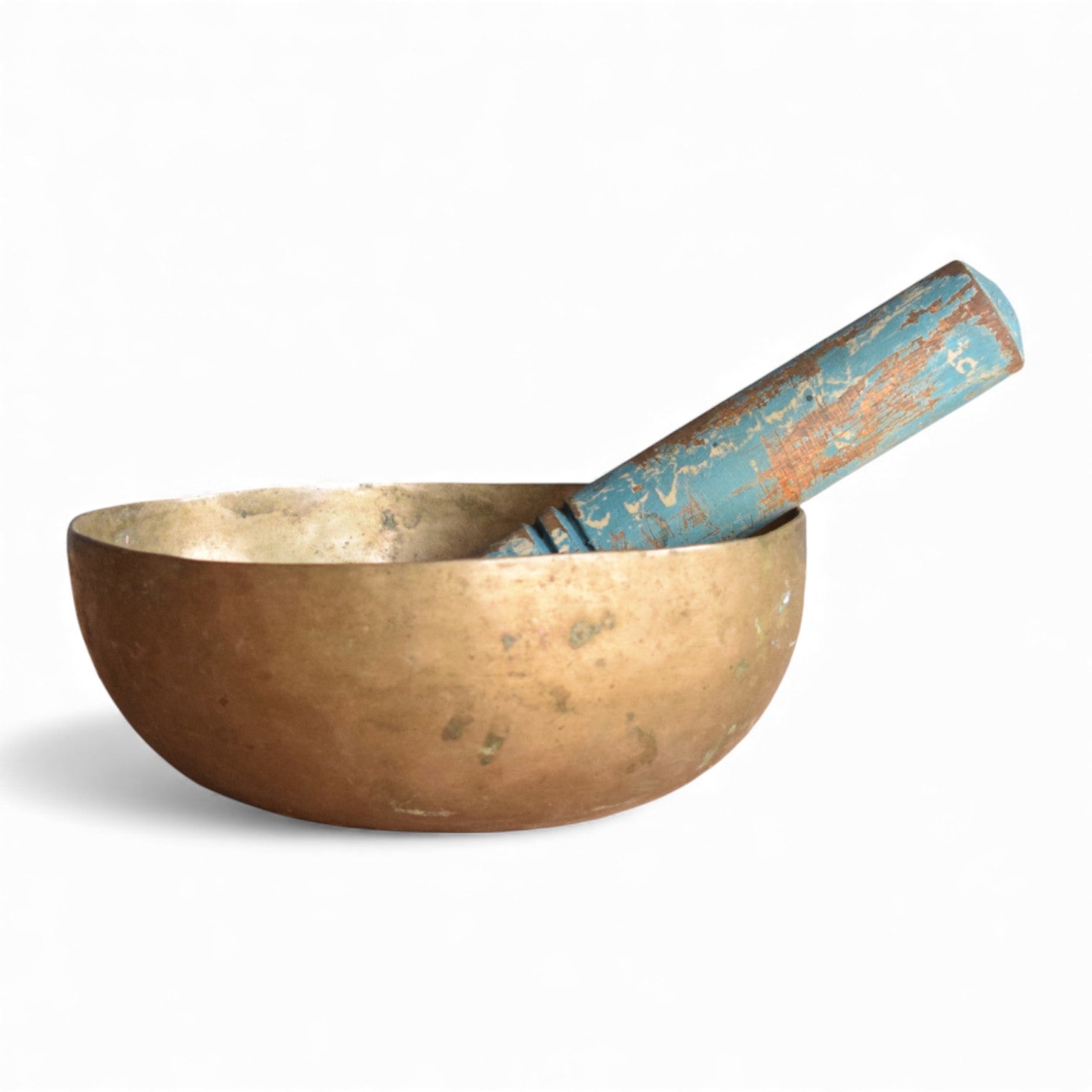 Vintage Vintage Tibetan Brass Singing Bowl – Nepal