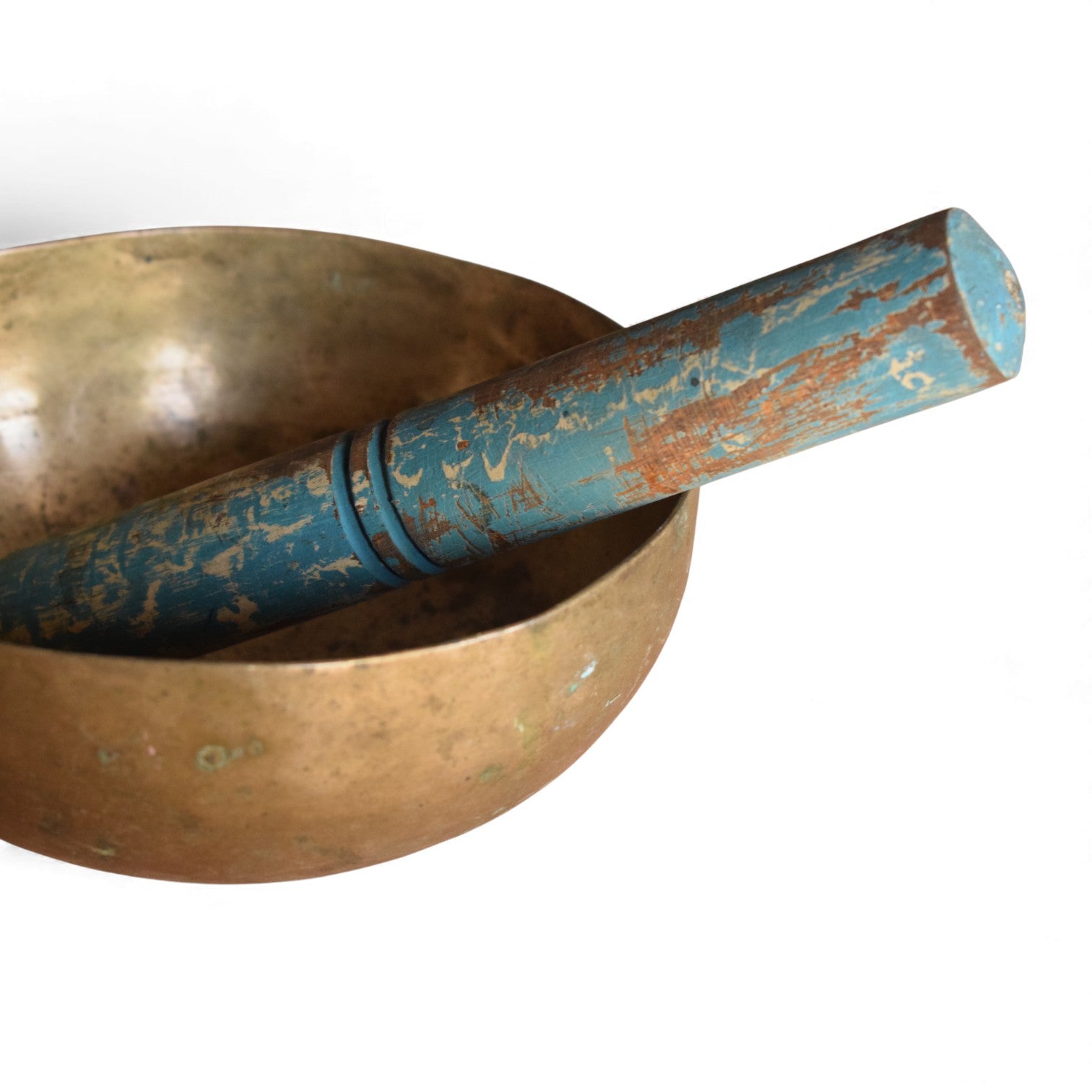 Vintage Vintage Tibetan Brass Singing Bowl – Nepal