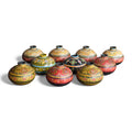 Vintage Indian Hand-Painted Water Pots (Age Unknown)