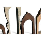 ARCHED WOODEN MIRRORS