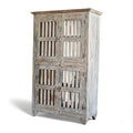 RUSTIC FARMHOUSE-STYLE ARMOIRE