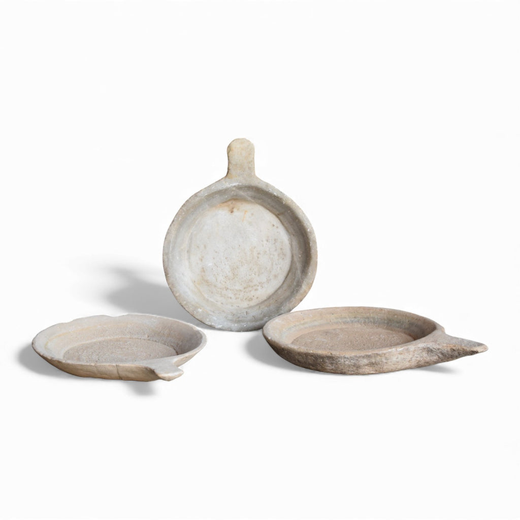 Vintage Indian Marble / Limestone Parat Bowl