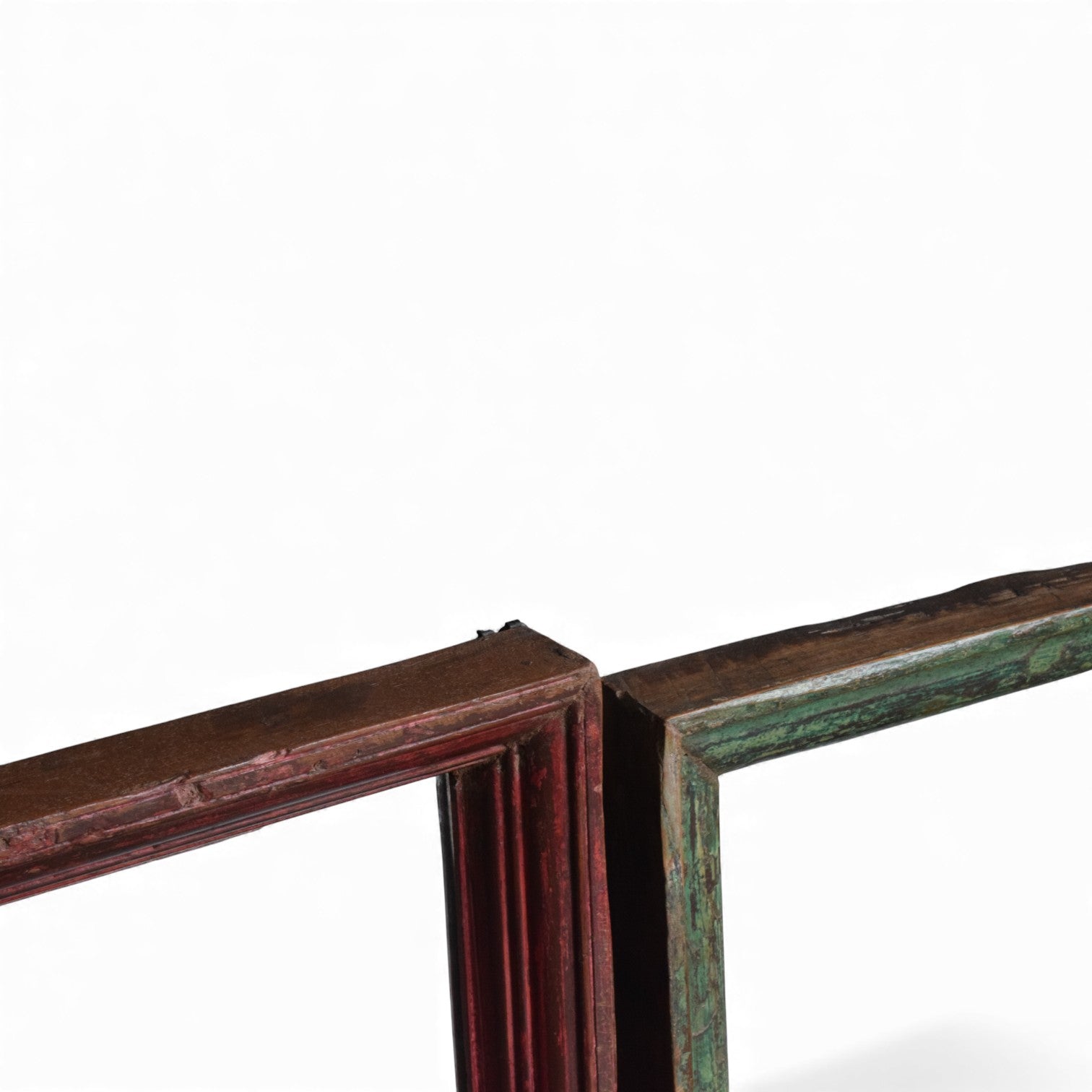 Recycled Fair Trade &nbsp;Teak Wood Vintage Mirrors – Assorted Colours