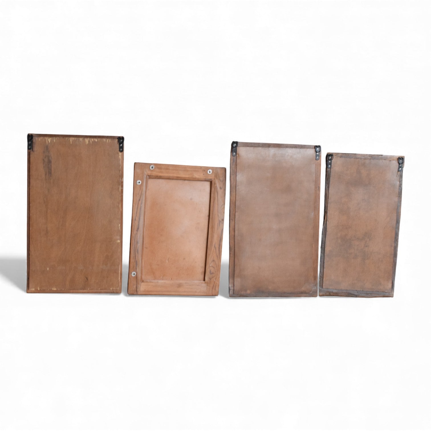 Recycled Fair Trade &nbsp;Teak Wood Vintage Mirrors – Assorted Colours