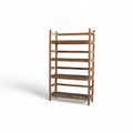 Original Vintage Indian Slatted Three-Tier Shelf
