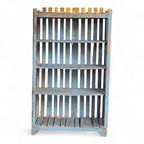 Vintage Indian Slatted Three-Tier Shelf