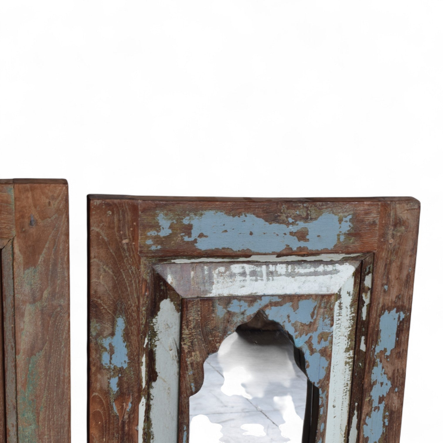 Vintage Indian Carved Wooden Mirrors – Assorted Arch Frames