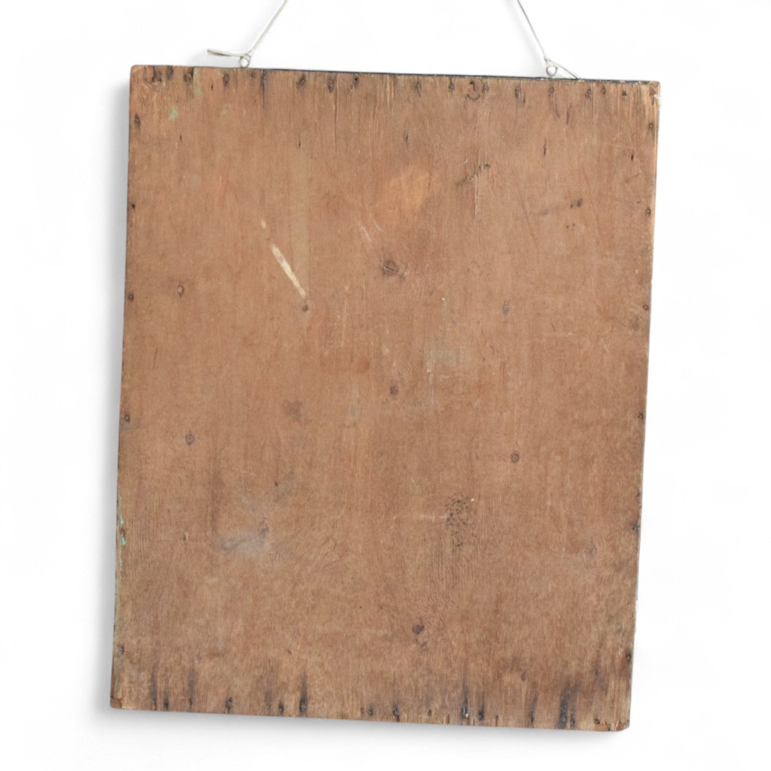 Vintage Indian Recycled Teak Wood Mirror