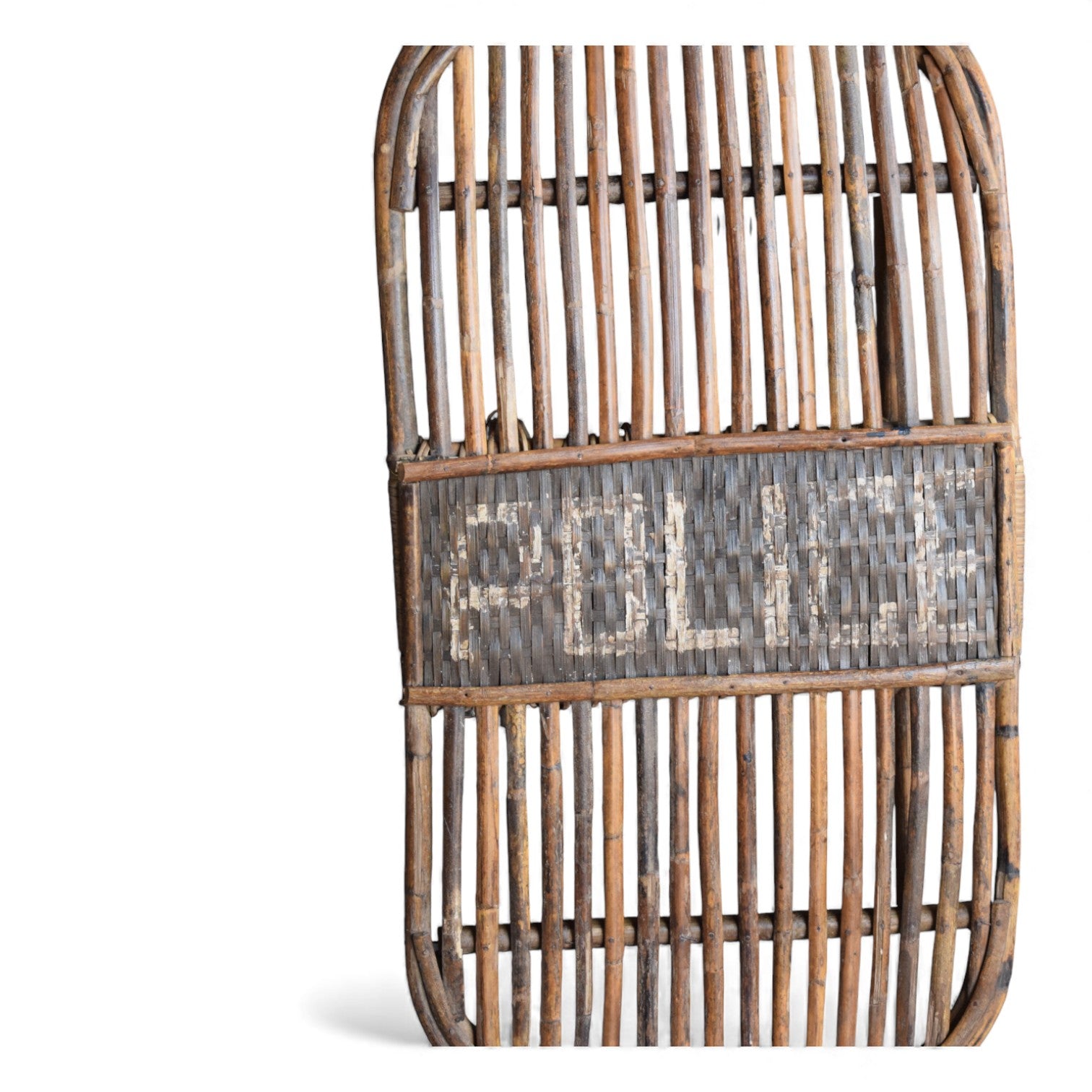 Vintage Indian Police Shields – Bamboo &amp; Cane