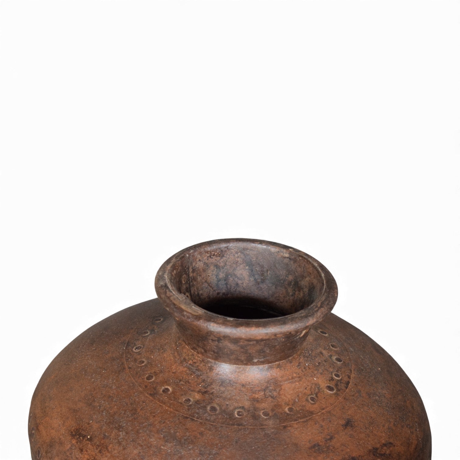 Original Vintage Indian Iron Water Pots – Pair