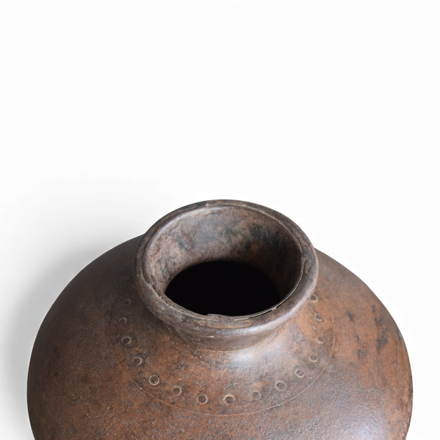 Original Vintage Indian Iron Water Pots – Pair