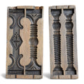Tampons indiens antiques en bois pour l'impression textile