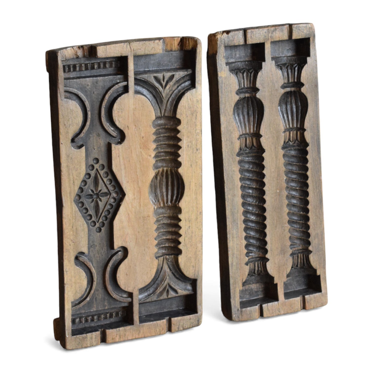 Antique Indian Wooden Textile Printing Blocks