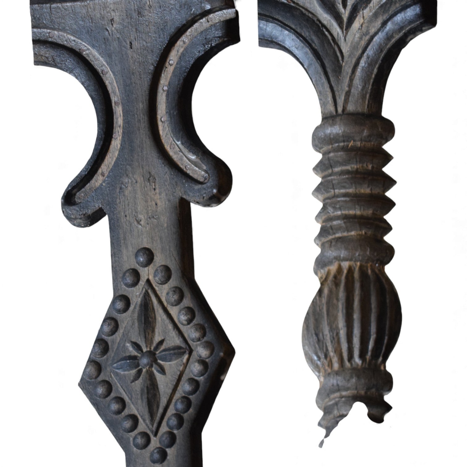 Antique Indian Wooden Textile Printing Blocks