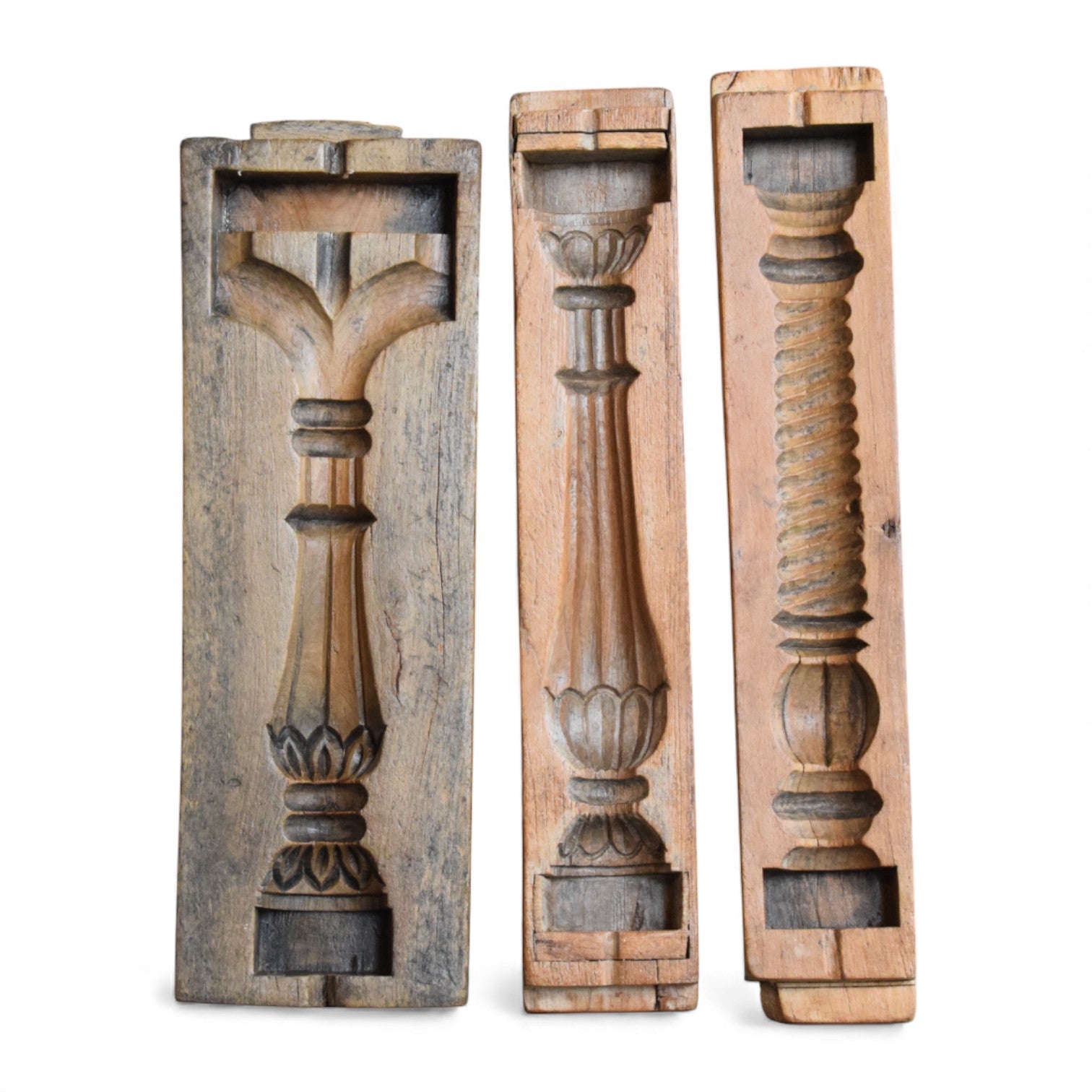 Antique Indian Wooden Textile Printing Blocks