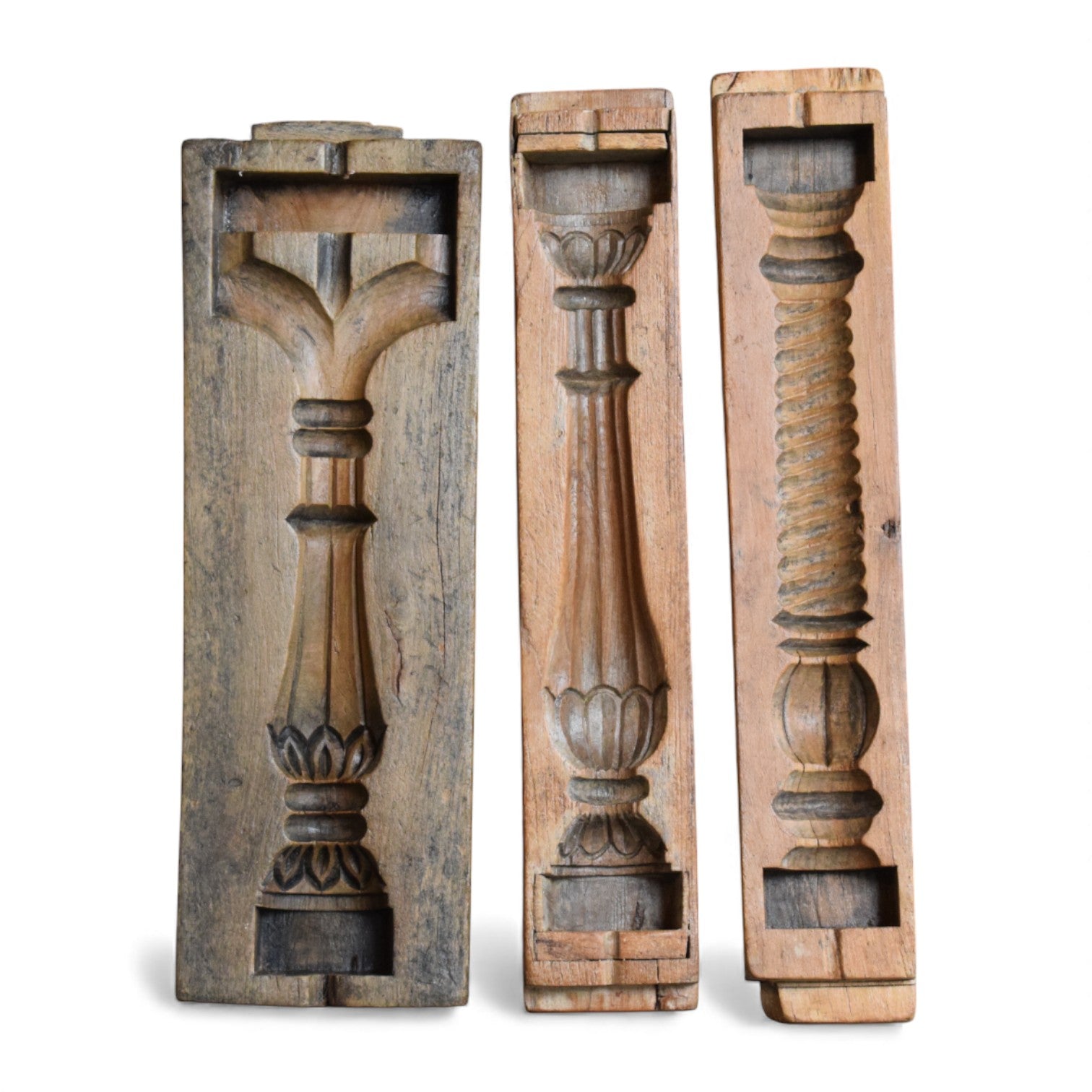 Antique Indian Wooden Textile Printing Blocks