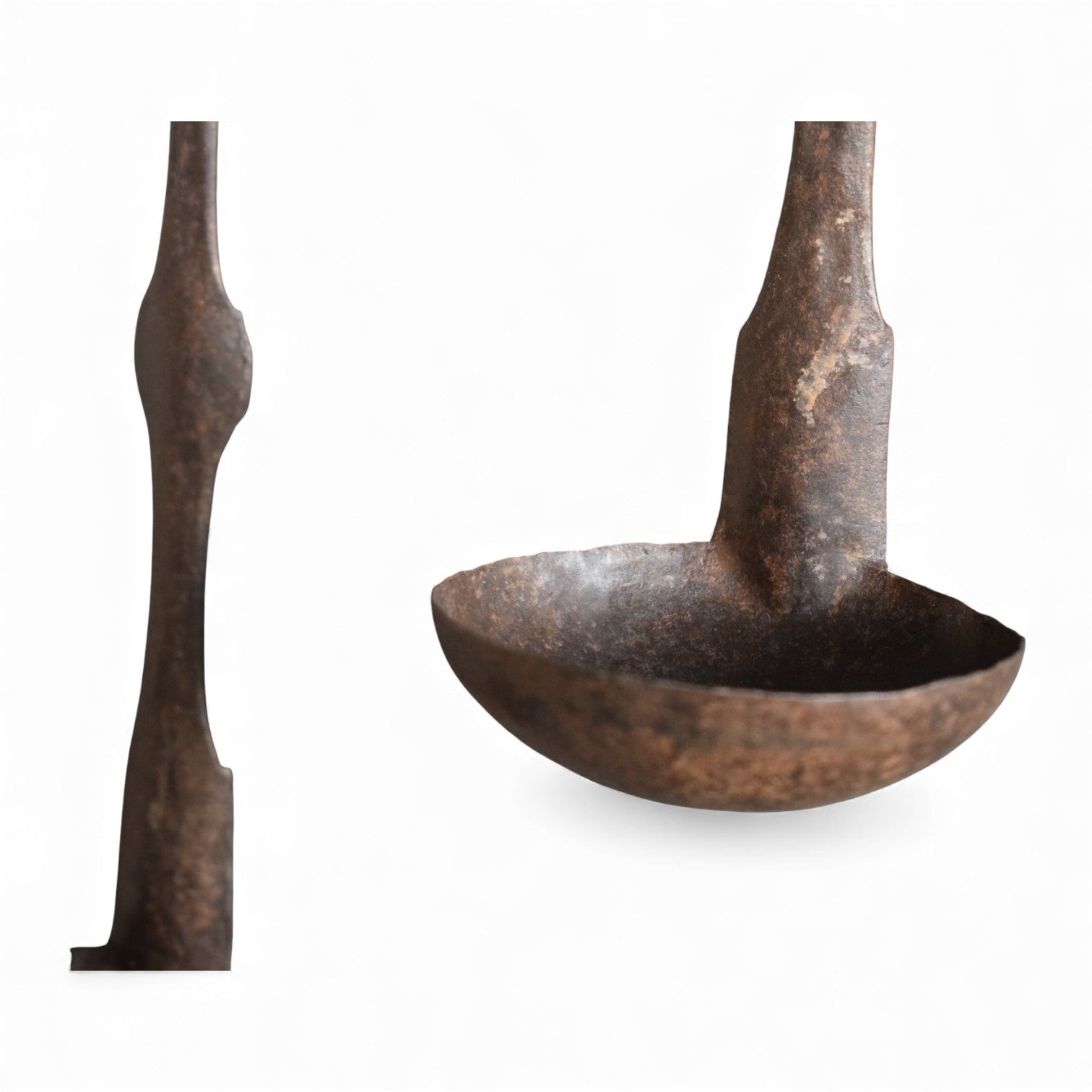 Vintage Indian Iron Ladles