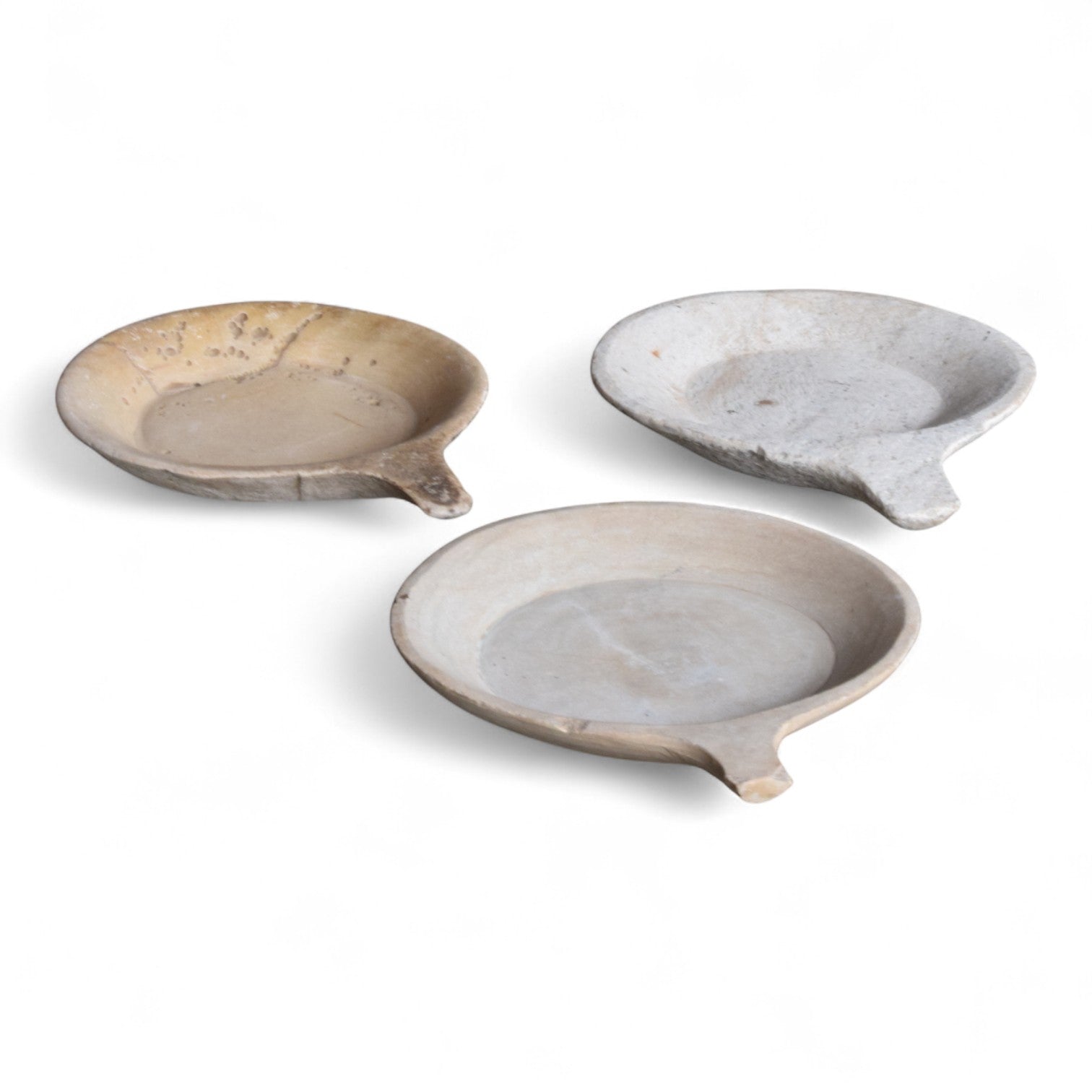 Vintage Indian Marble Parrats – Cooking Bowls