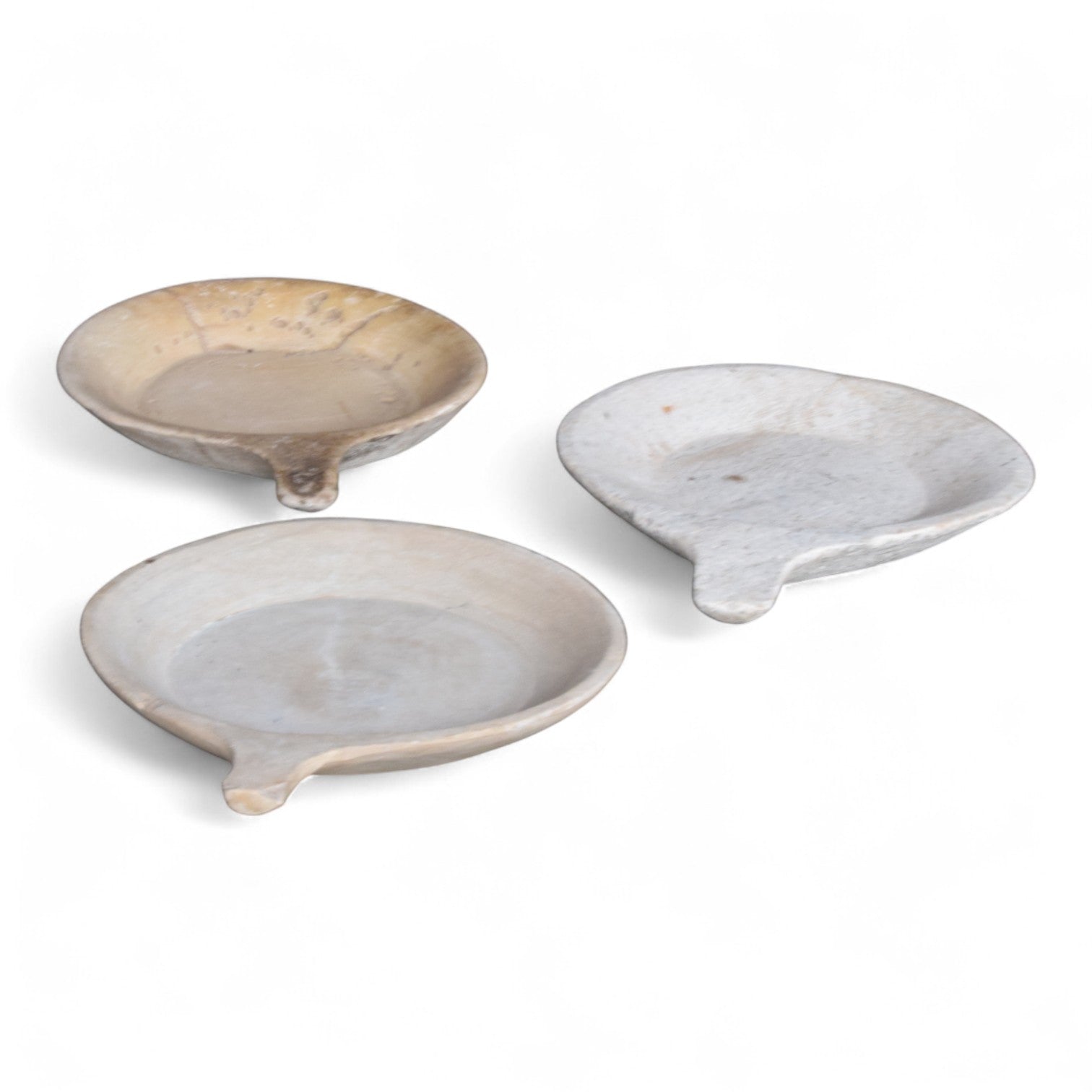 Vintage Indian Marble Parrats – Cooking Bowls