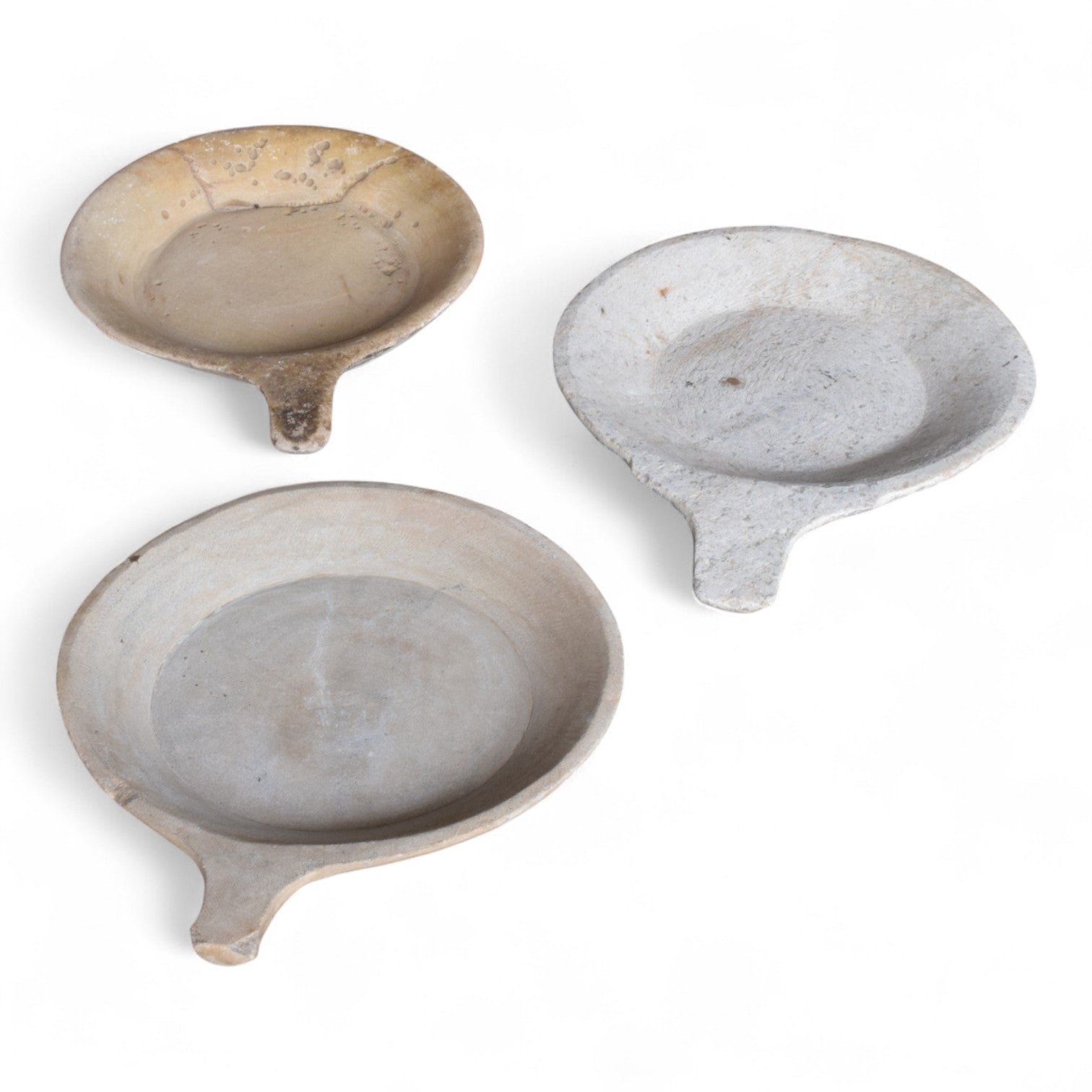 Vintage Indian Marble Parrats – Cooking Bowls