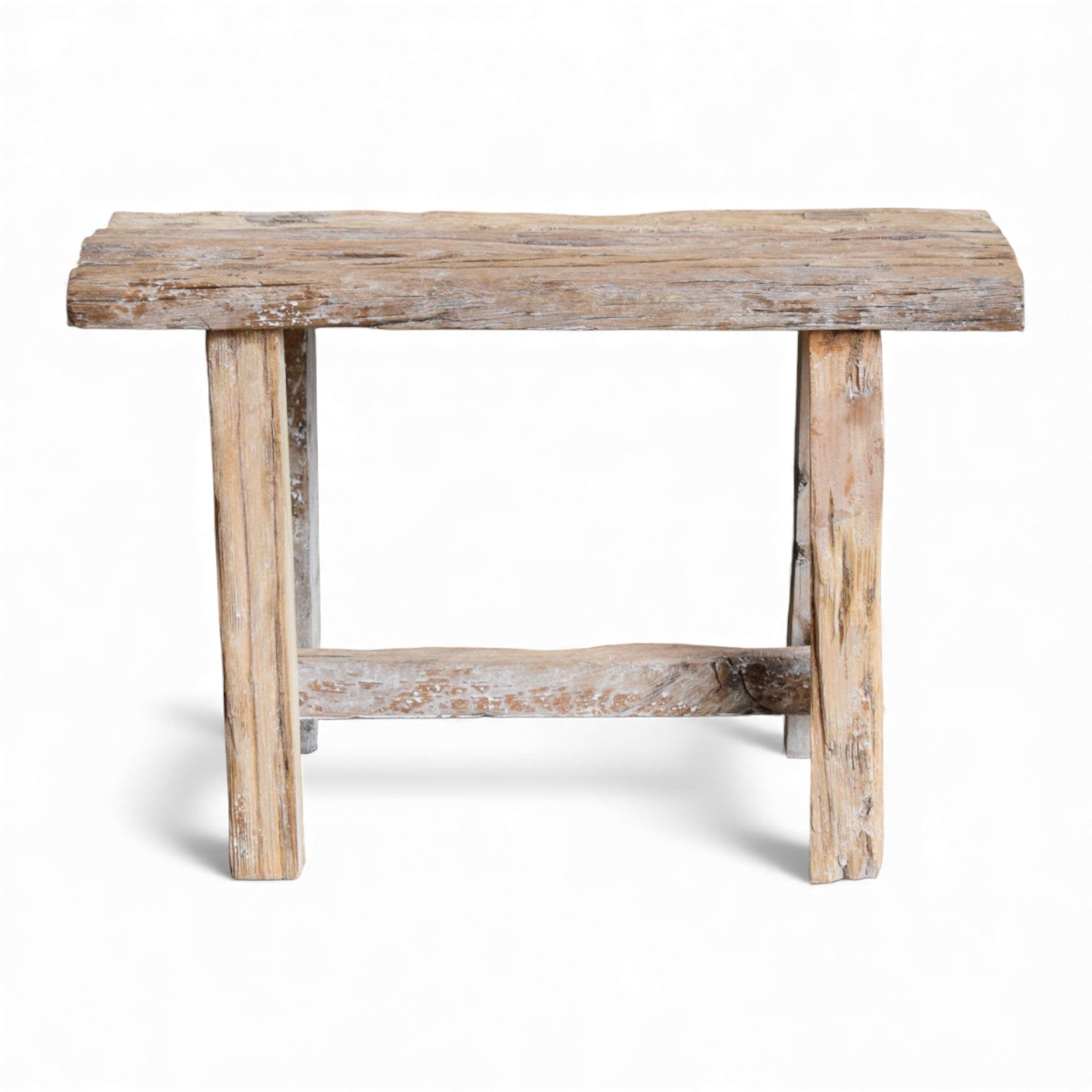 Indian Railway Sleeper Wood Bench – Reclaimed Timber