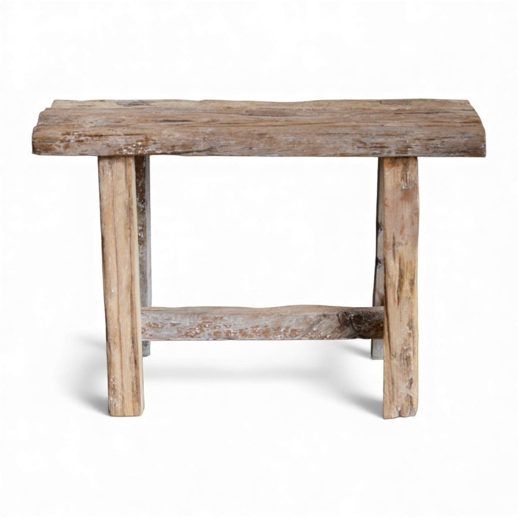 Indian Railway Sleeper Wood Bench