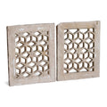 Vintage Limestone Jali Panel