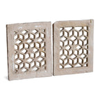 Vintage Limestone Jali Panel
