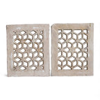 Vintage Indian Limestone Jali Panels – Age Unknown

These a