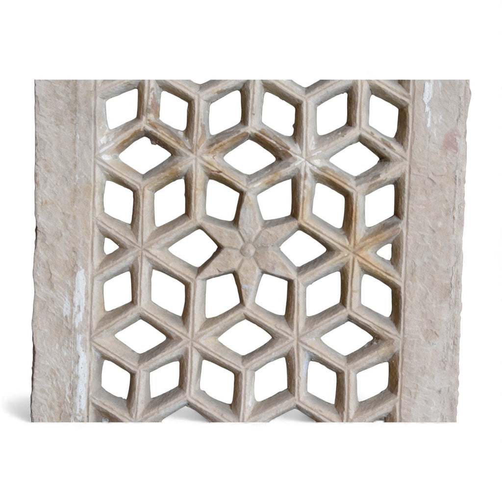 Vintage Limestone Jali Panel