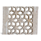Vintage Limestone Jali Panel