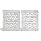 Vintage Indian Limestone Jali Panels – Age Unknown

These a