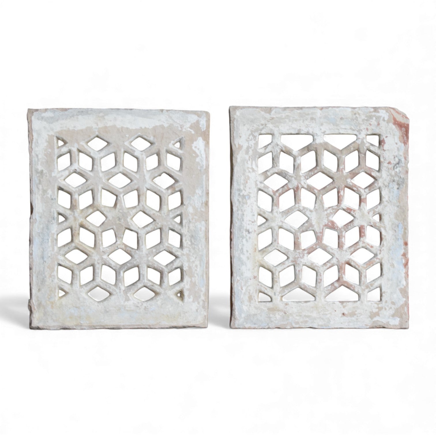 Vintage Indian Limestone Jali Panels – Age Unknown

These a