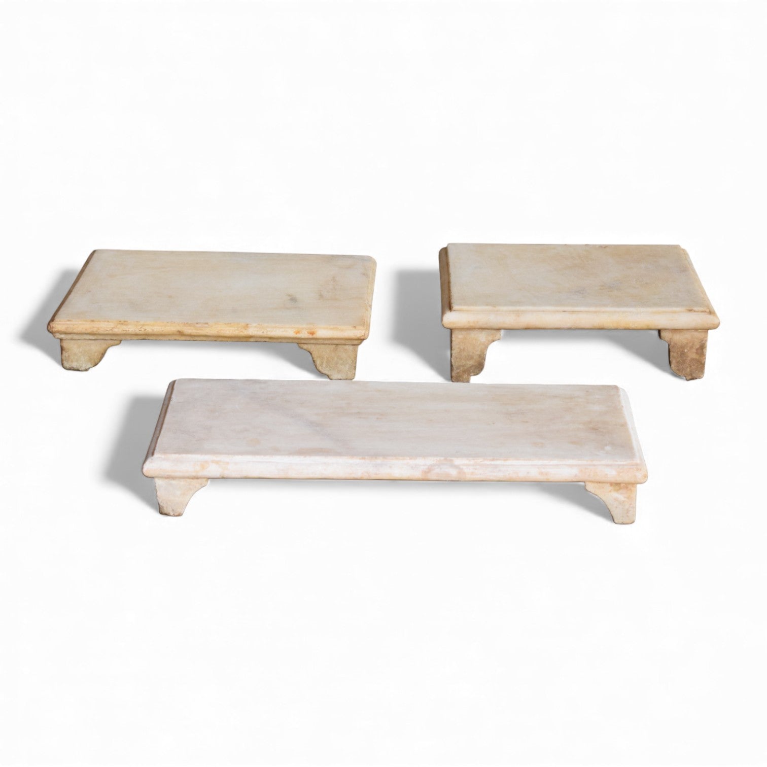 Vintage Indian Marble Plinth – Age Unknown