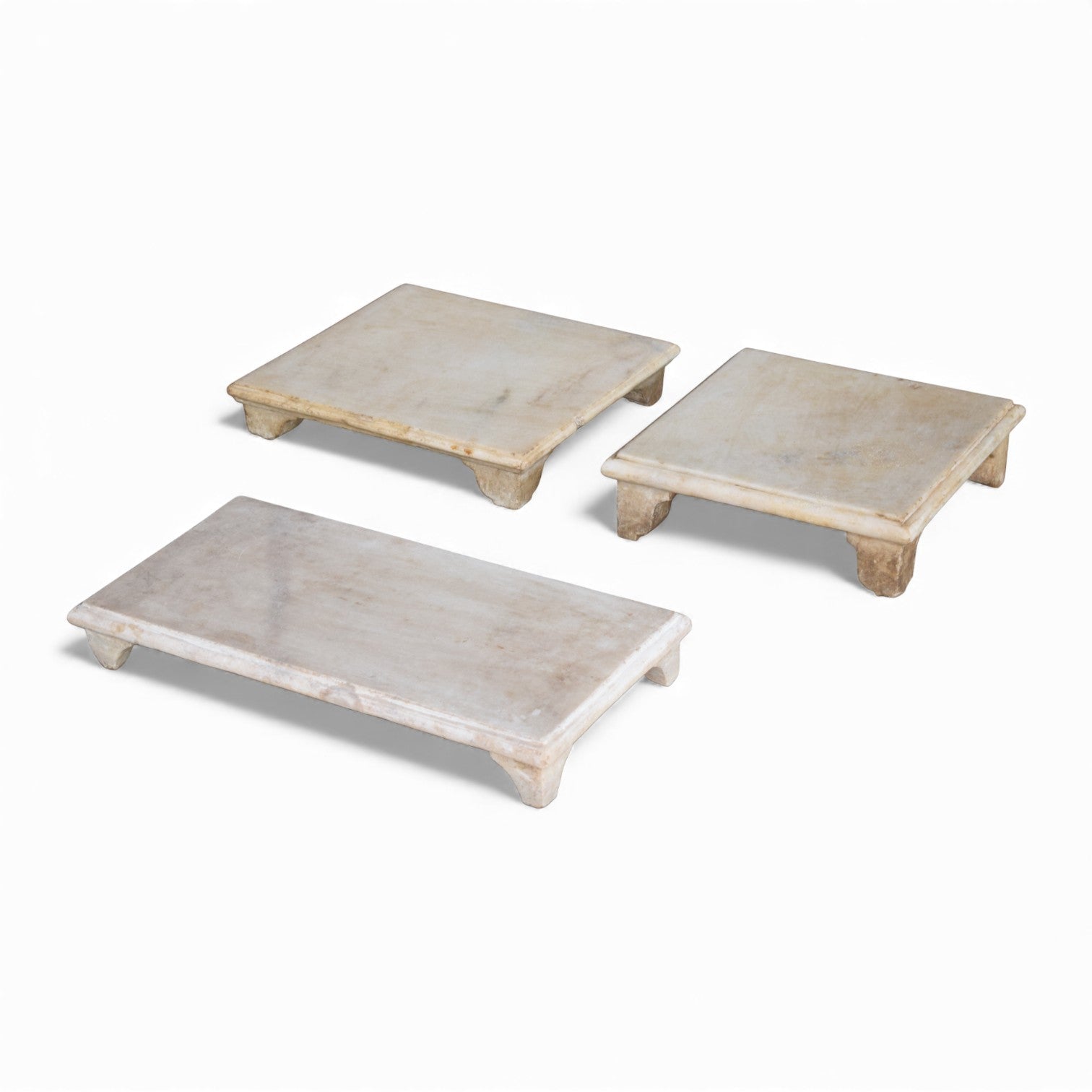 Vintage Indian Marble Plinth – Age Unknown