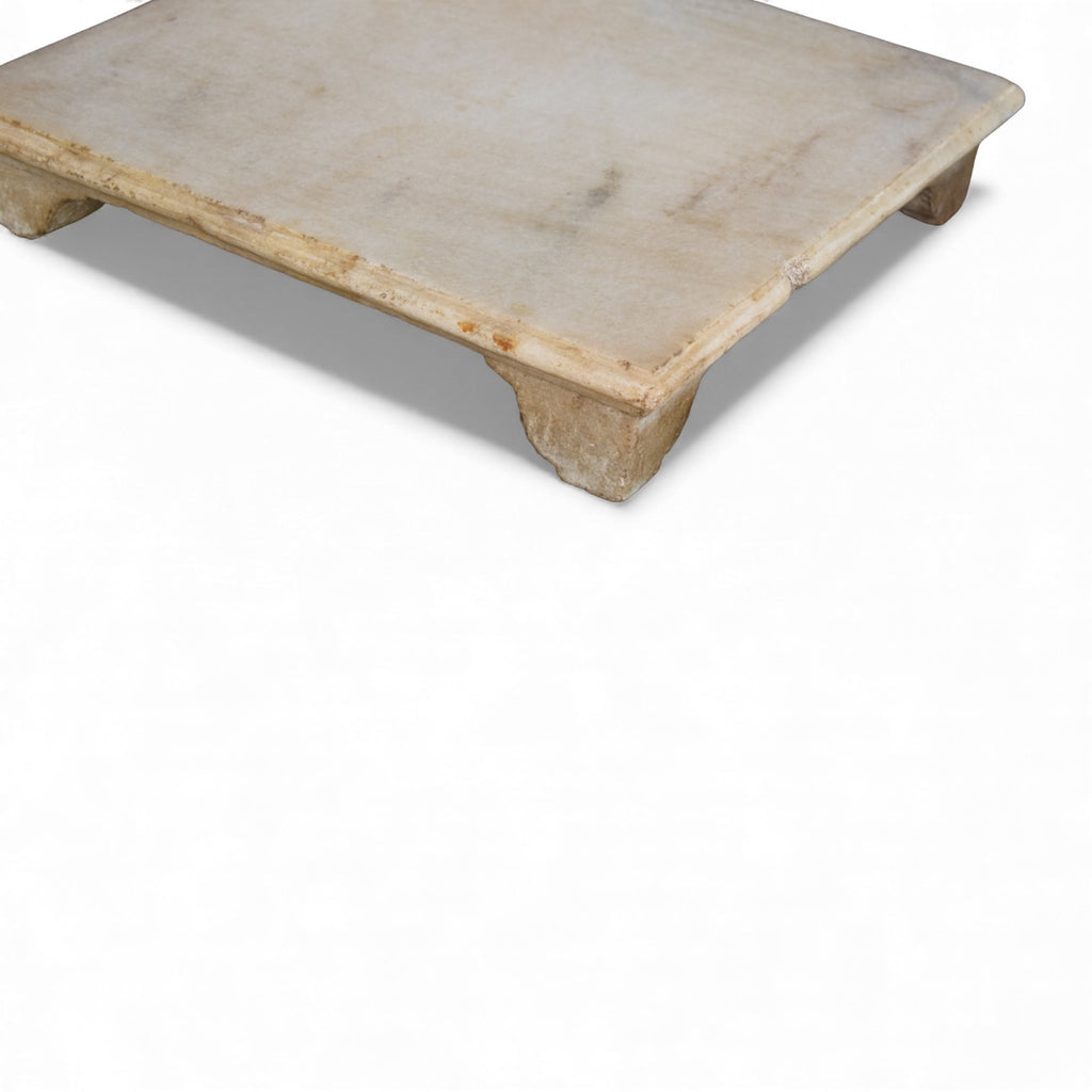 Vintage Indian Marble Plinth – Age Unknown