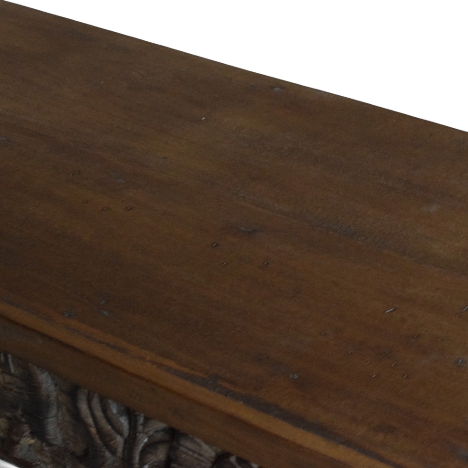 Carved Wooden Console Table