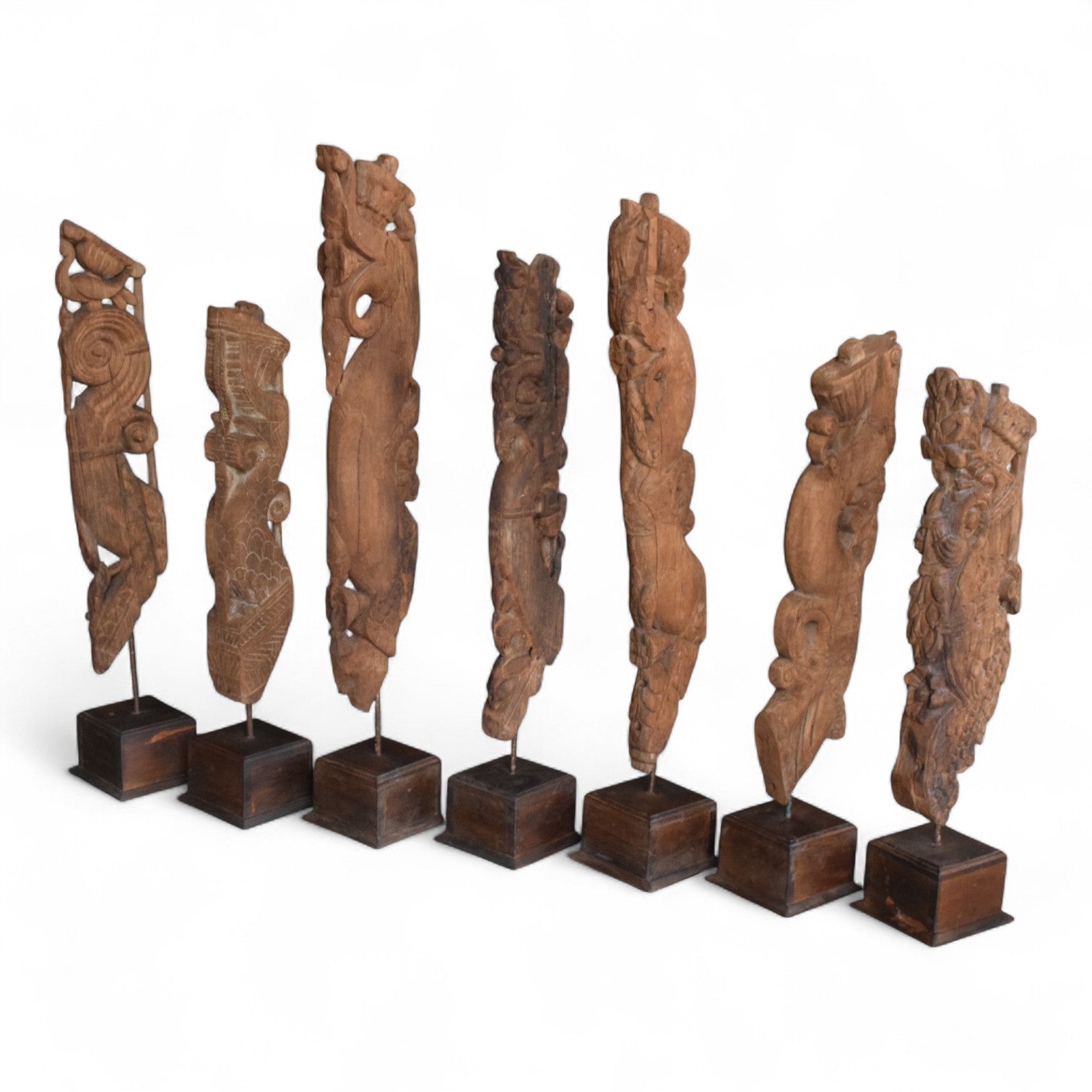 Carved Wooden Architectural Fragment