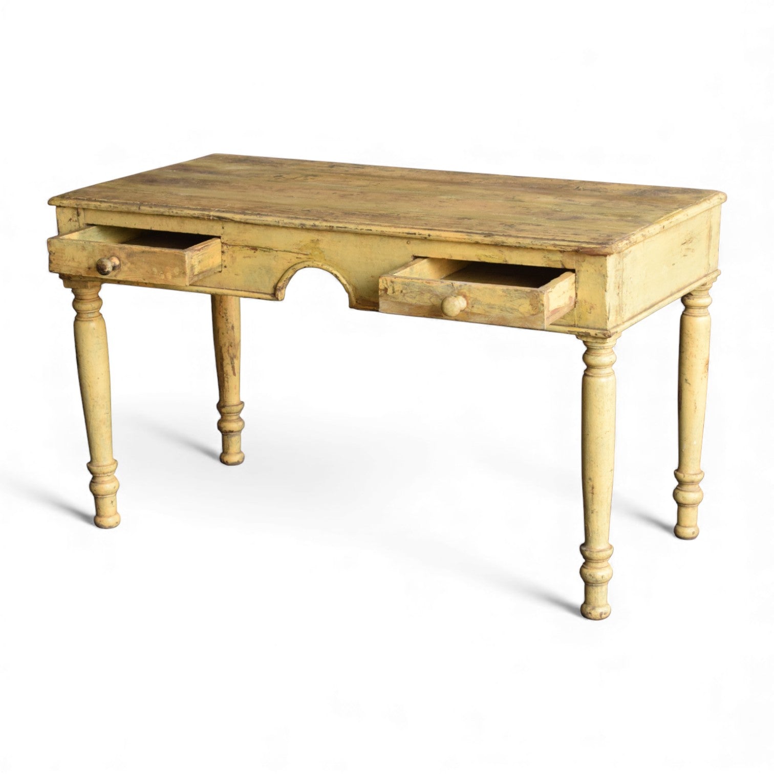 Vintage Teak Writing Table / Console Desk