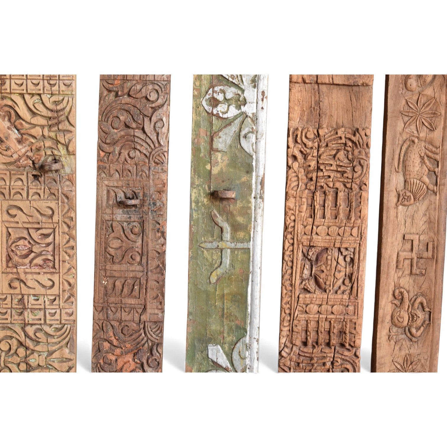 Salvaged Carved Wooden Architectural Panels – Assorted Designs