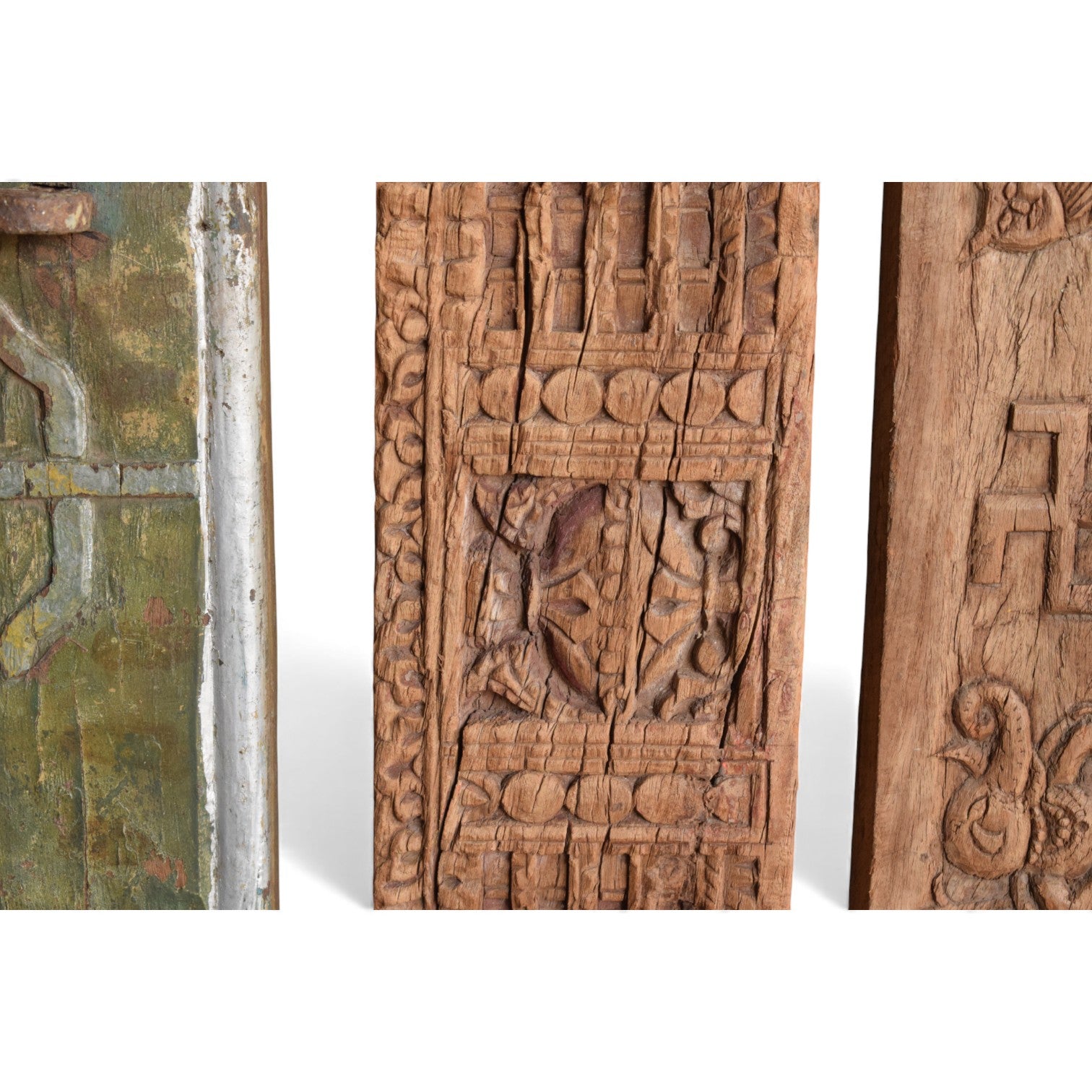 Salvaged Carved Wooden Architectural Panels – Assorted Designs