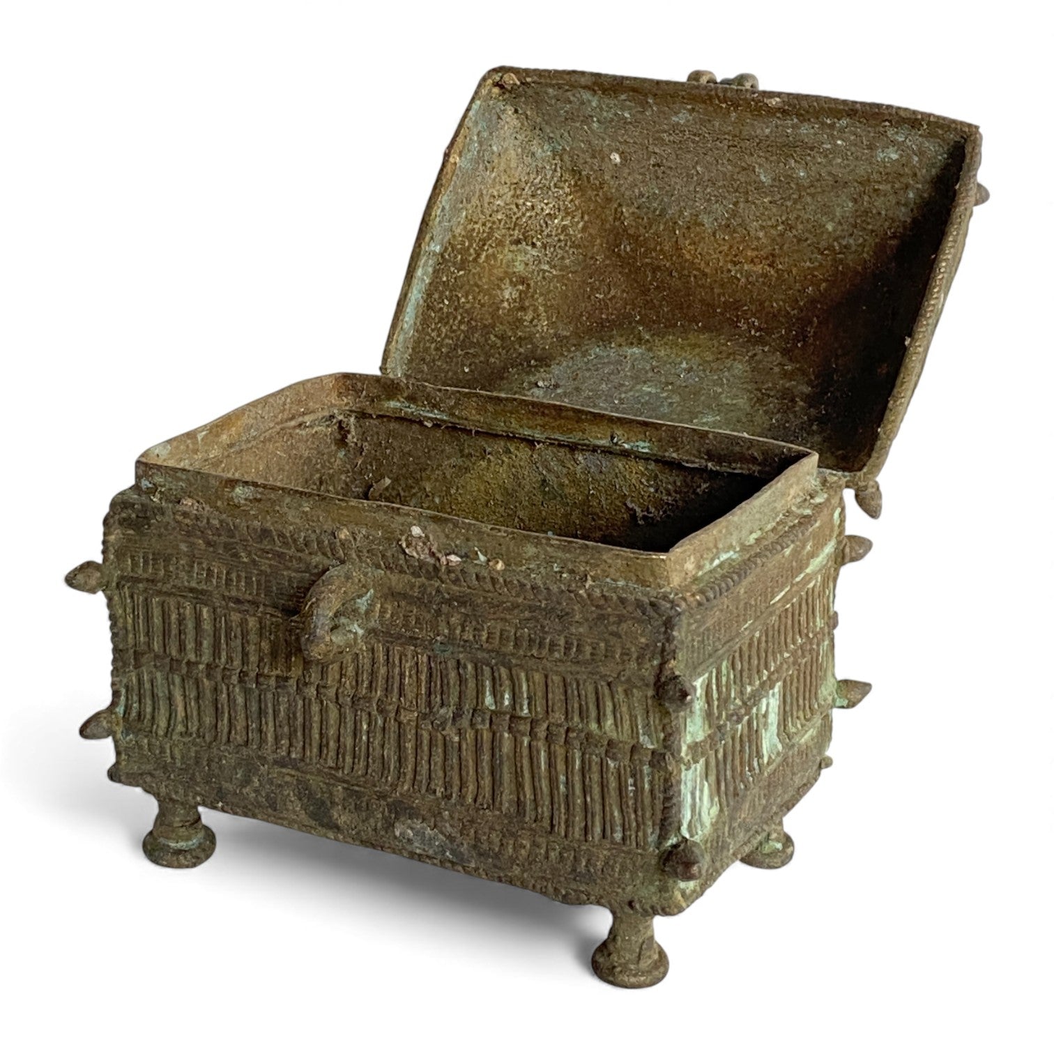 intage Indian Brass Betel Box (Paan Box)